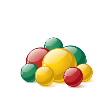 Illustration of hard candy