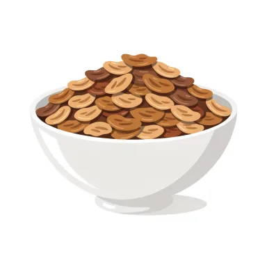 Illustration of bran flakes cereal