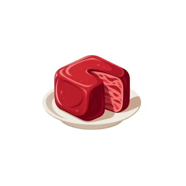 Illustration of guava paste
