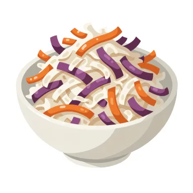 Illustration of coleslaw