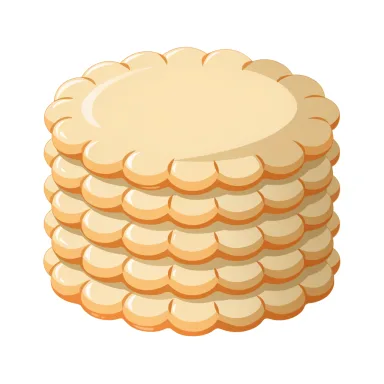 Illustration of marie biscuit