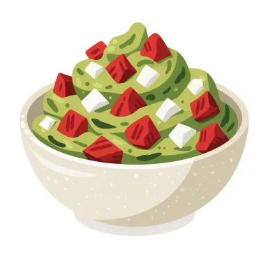 Illustration of guacamole