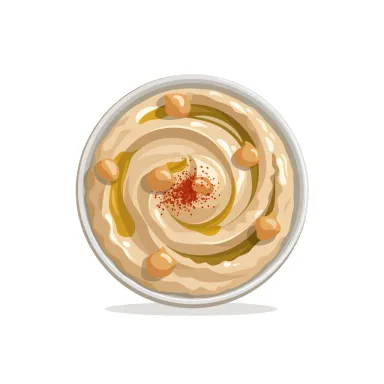 Illustration of hummus