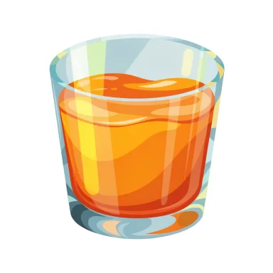Illustration of orange juice