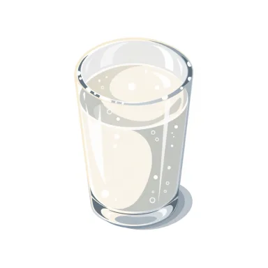 Illustration of milk, 1%