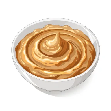 Illustration of peanut butter
