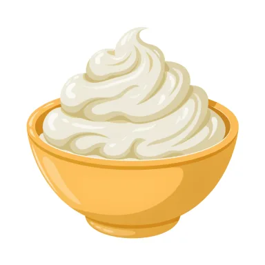 Illustration of mayonnaise