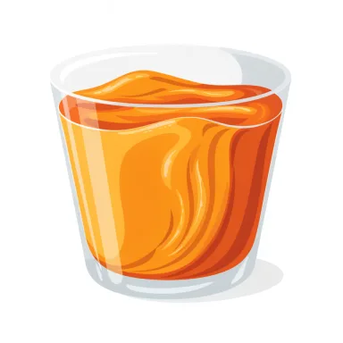 Illustration of mango nectar