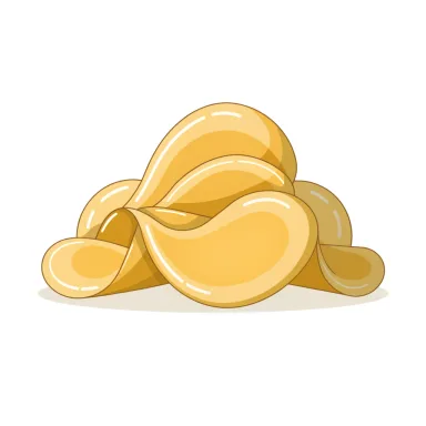 Illustration of potato chips