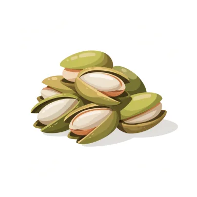 Illustration of pistachios