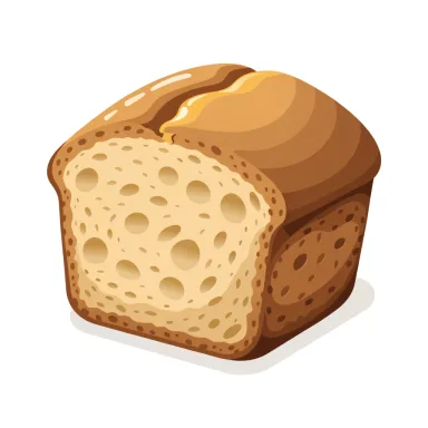 Illustration of pound cake
