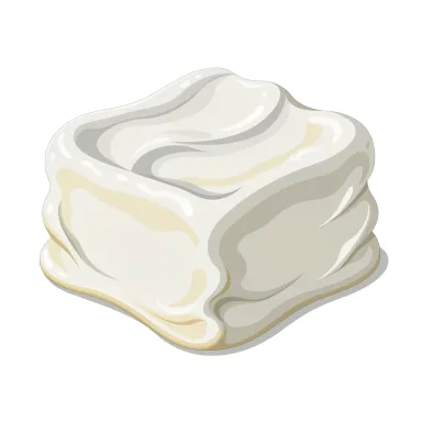 Illustration of cream cheese