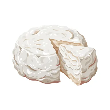 Illustration of queso fresco